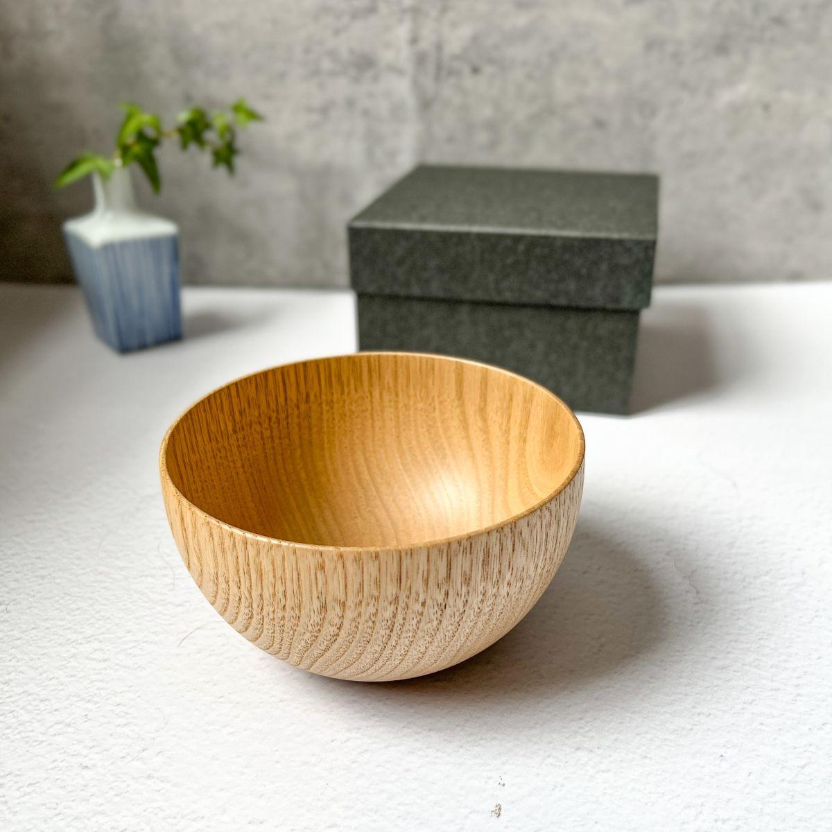 Chestnut Wood Bowl "Shirasagi Bowl" (Ishikawa Japan) - Nagamochi Shop