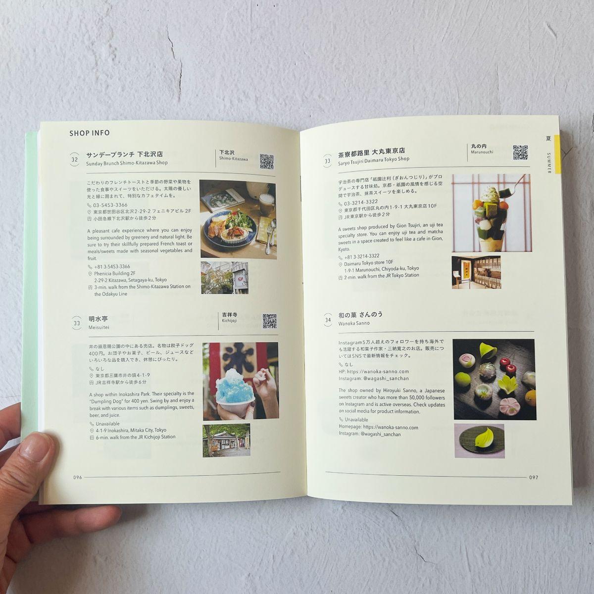 Food illustration Japan Guidebook "The Wonderful and Delicious in Japan" - Nagamochi Shop