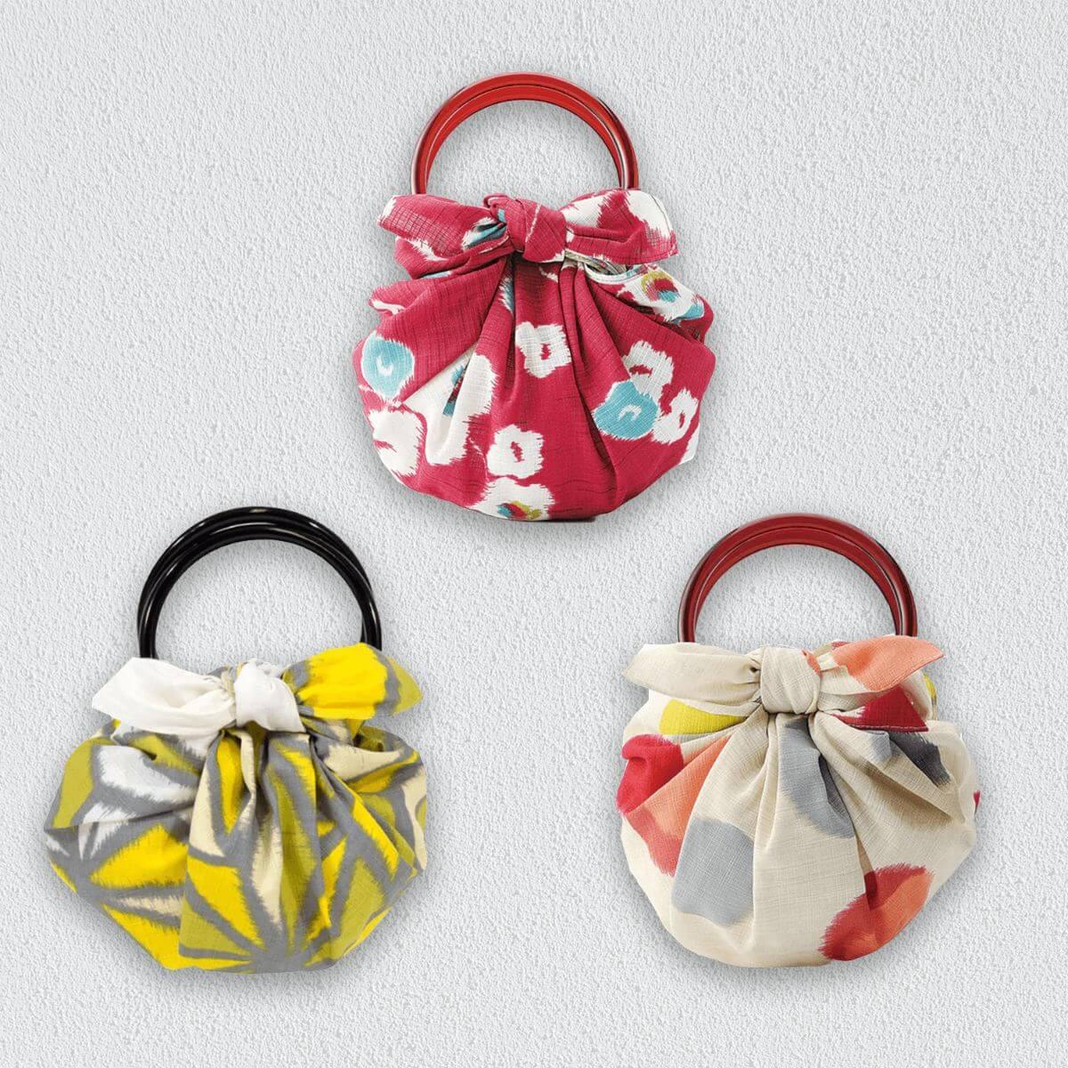 Furoshiki (70x70xm) with Ring Handles - Nagamochi Shop