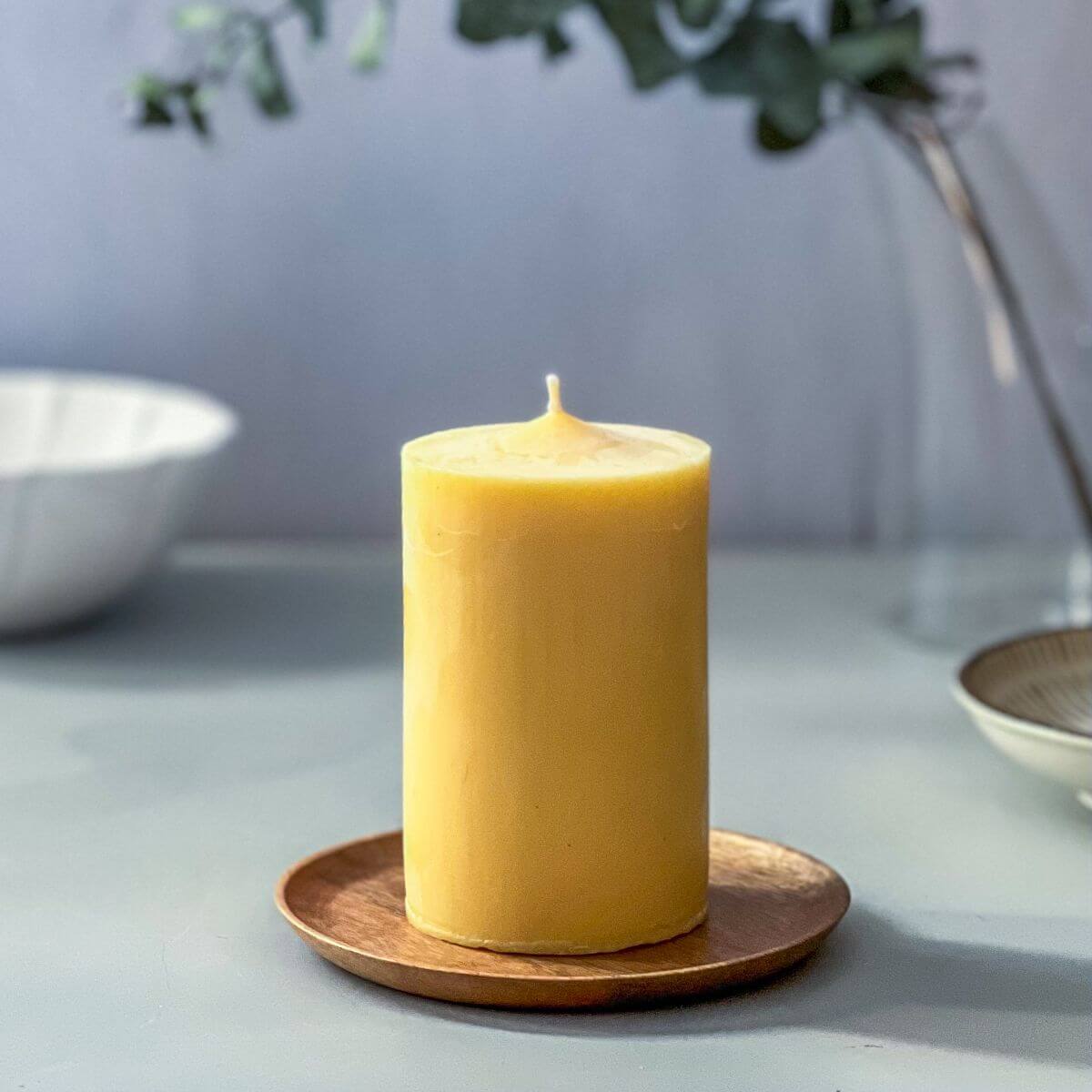 Handemade Rice Bran Japanese Candle - Nagamochi Shop