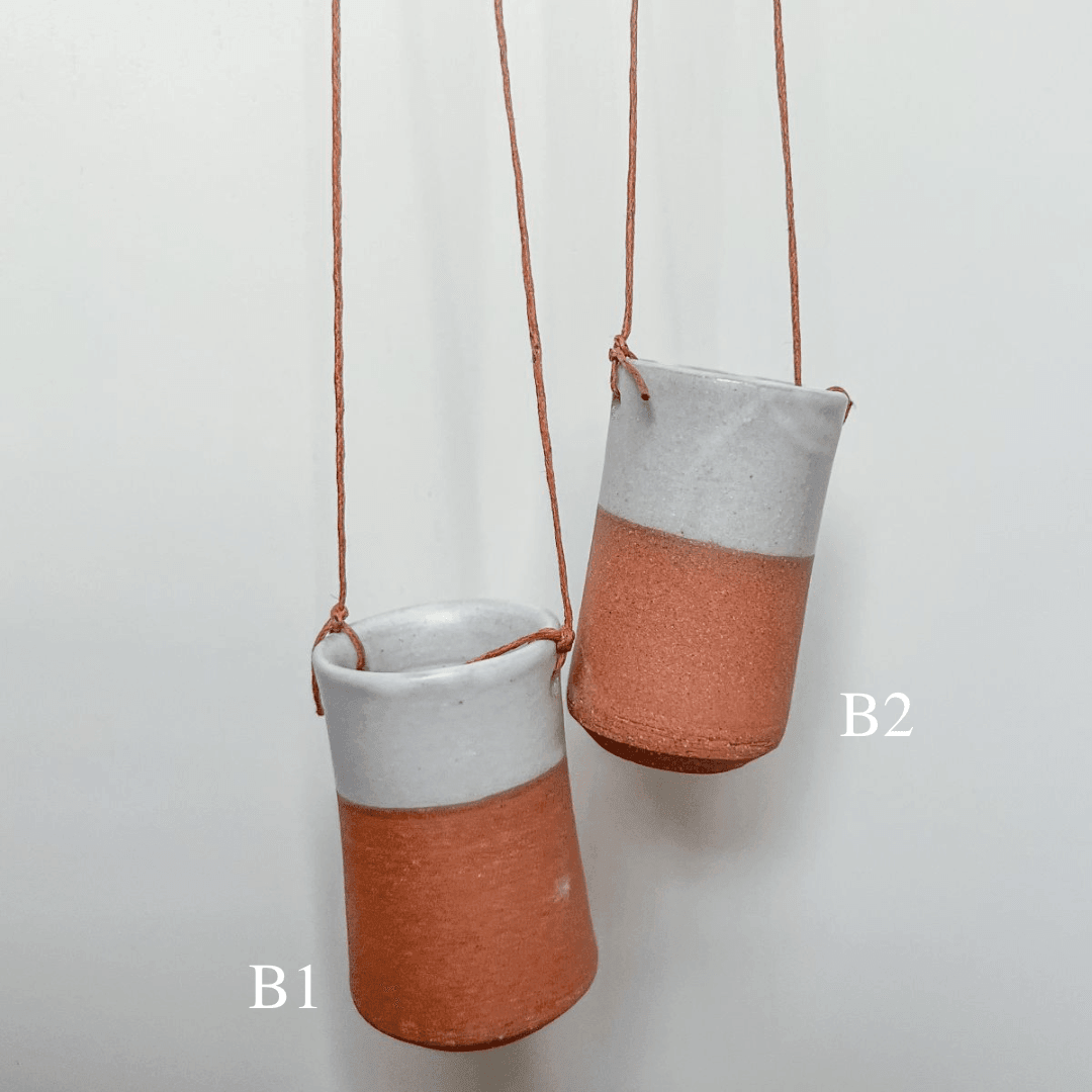 Handmade Tiny Hanging Flower Bud Vase - Nagamochi Shop