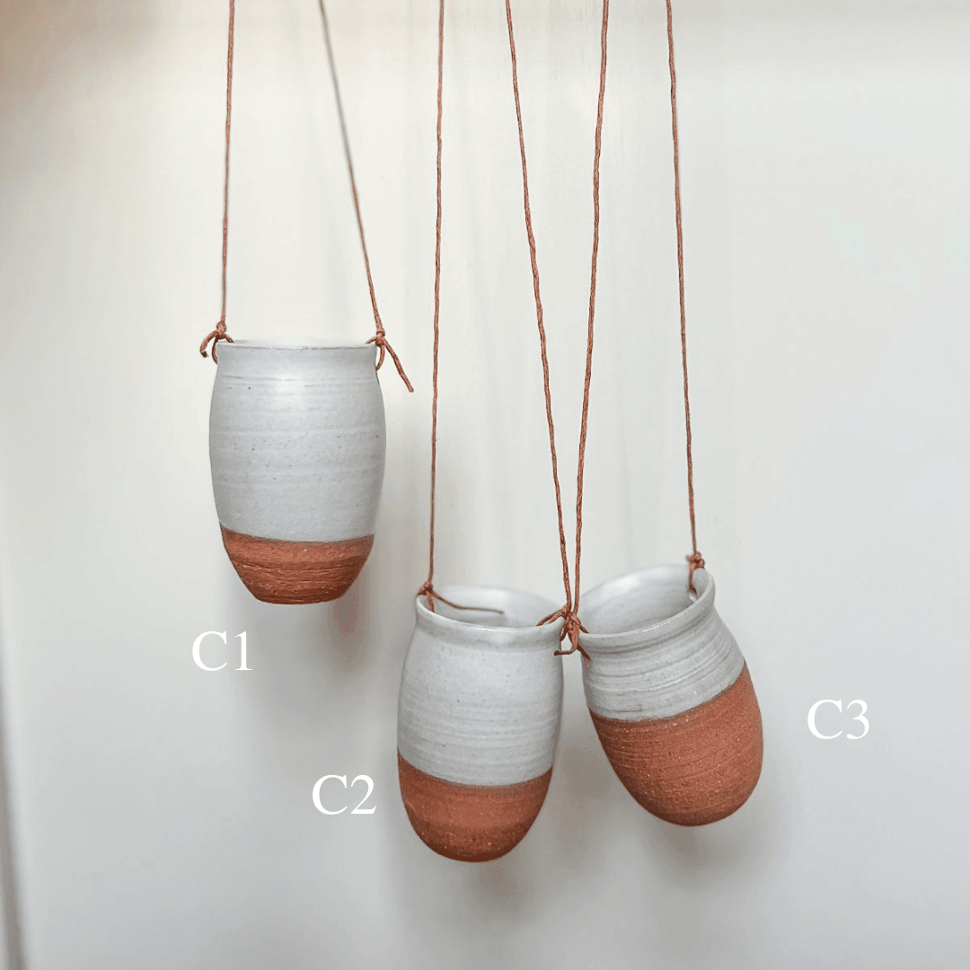 Handmade Tiny Hanging Flower Bud Vase - Nagamochi Shop