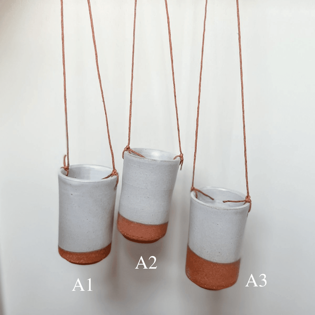 Handmade Tiny Hanging Flower Bud Vase - Nagamochi Shop