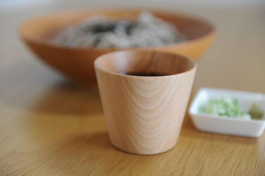 Handmade Wood Soba Choko Cup (Ishikawa Japan) - Nagamochi Shop