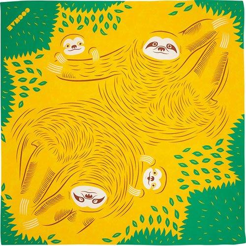 Hanging Animals Waterproof Furoshiki 70 x 70cm - Nagamochi Shop