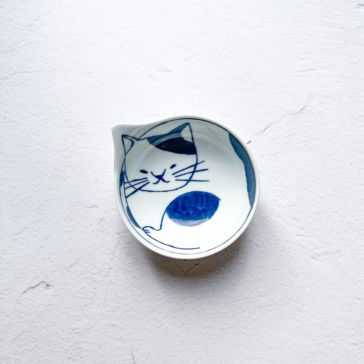 Hasami Porcelain Kitty Kobachi (Small Deep Dish) - Nagamochi Shop