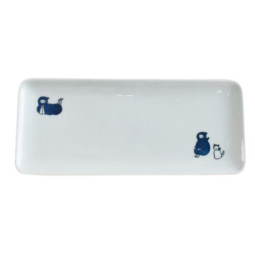 Hasami Porcelain Ninja Sushi Plate - Nagamochi Shop