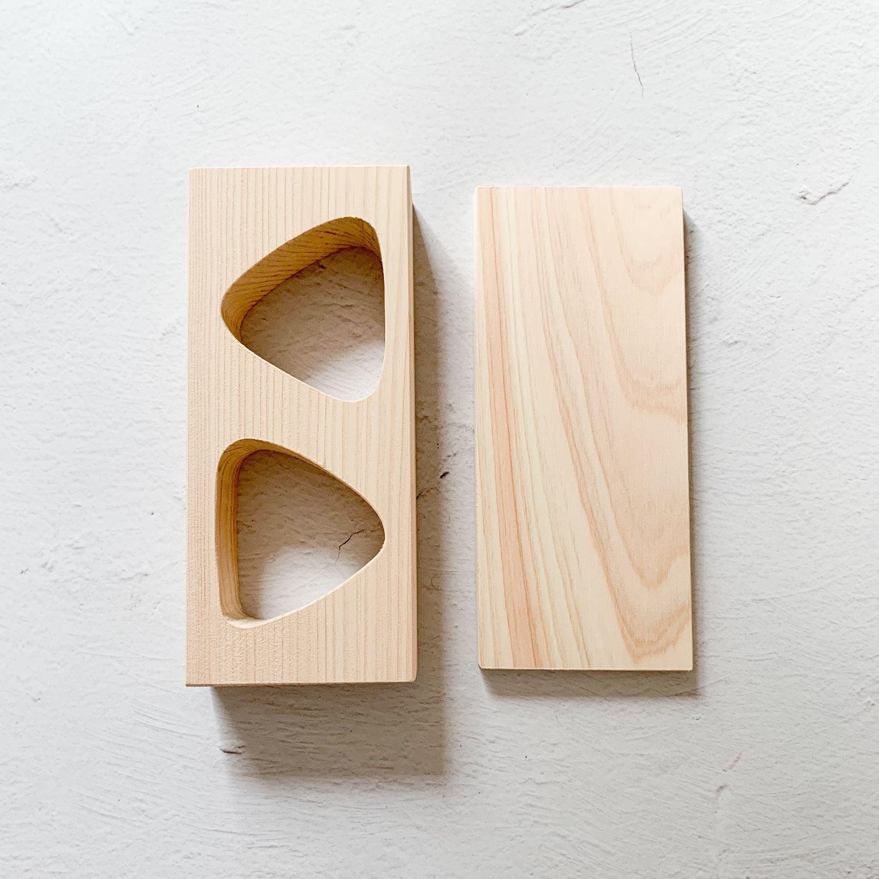 Hinoki Wood Rice Ball Mold - Nagamochi Shop