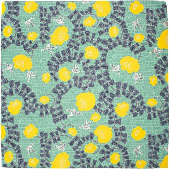 Hummingbird / Water-repellent Art Furoshiki 100 x 100cm - Nagamochi Shop