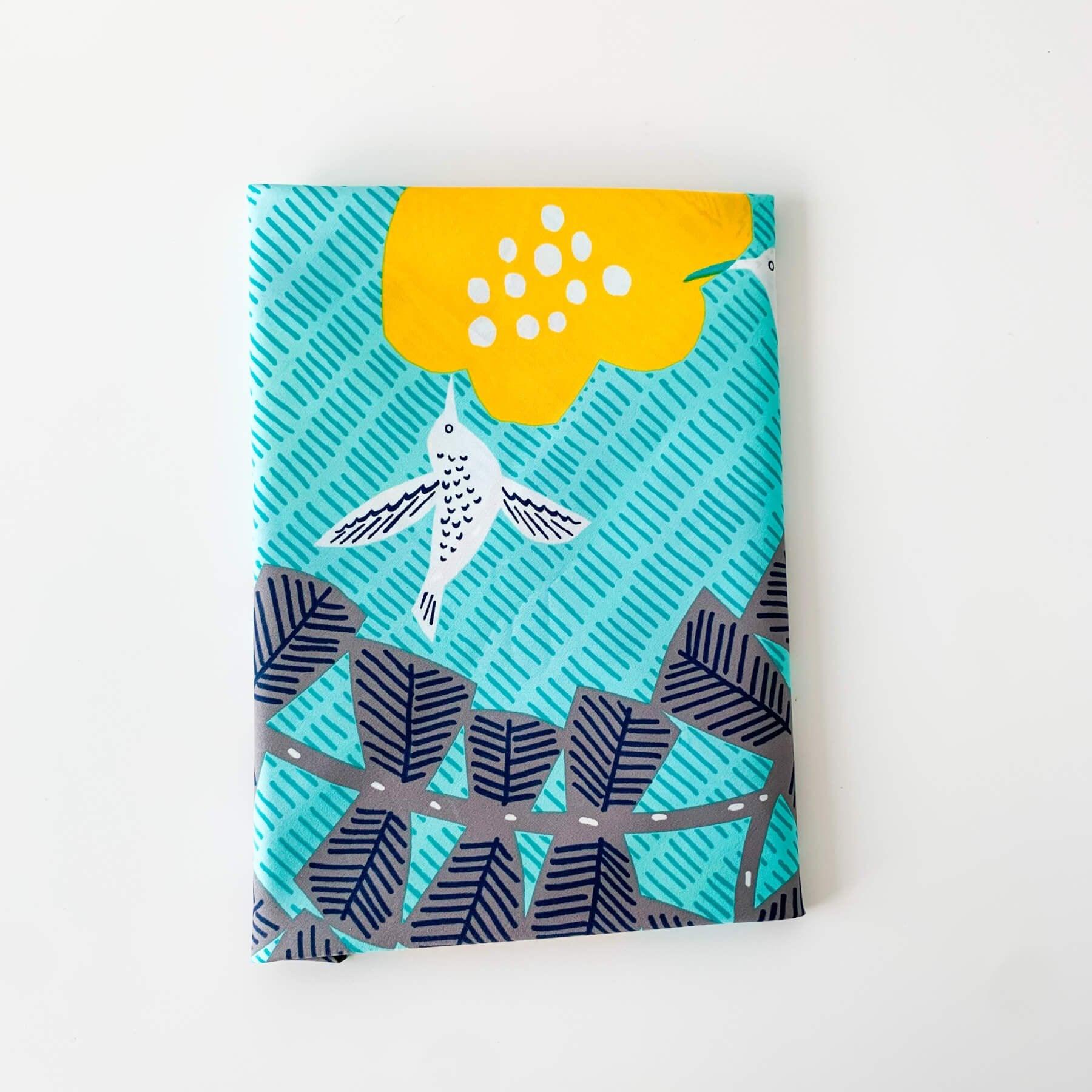 Hummingbird / Water-repellent Art Furoshiki 100 x 100cm - Nagamochi Shop