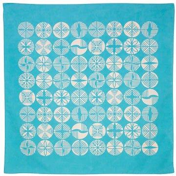 Isa Monyo Water-Repellent | Pine Turquoise 70x70cm - Nagamochi Shop