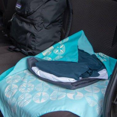 Isa Monyo Water-Repellent | Pine Turquoise 70x70cm - Nagamochi Shop