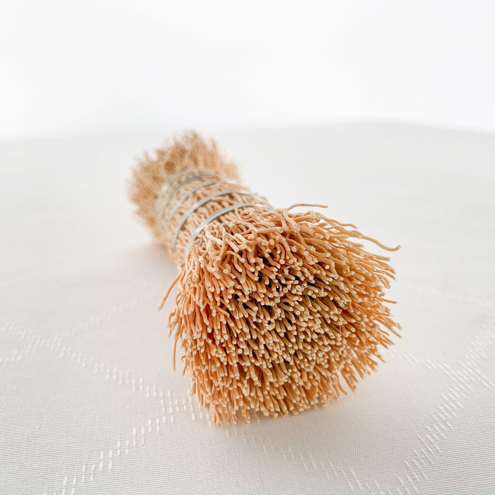 Karukaya Grass Kitchen Scrubber Brush / KAMENOKO TAWASHI - Nagamochi Shop