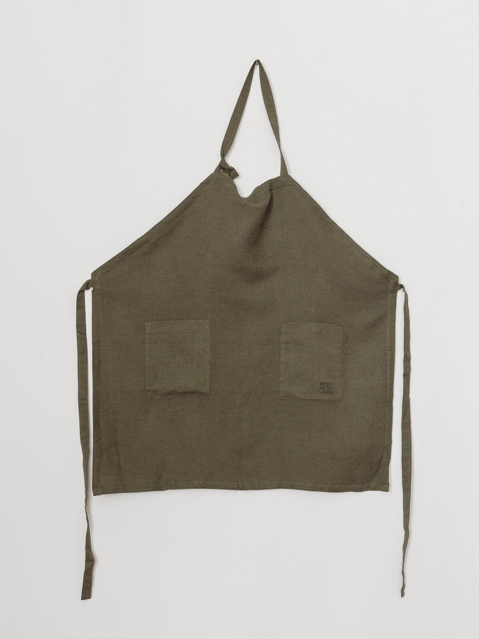 MOKU Linen Apron - Nagamochi Shop