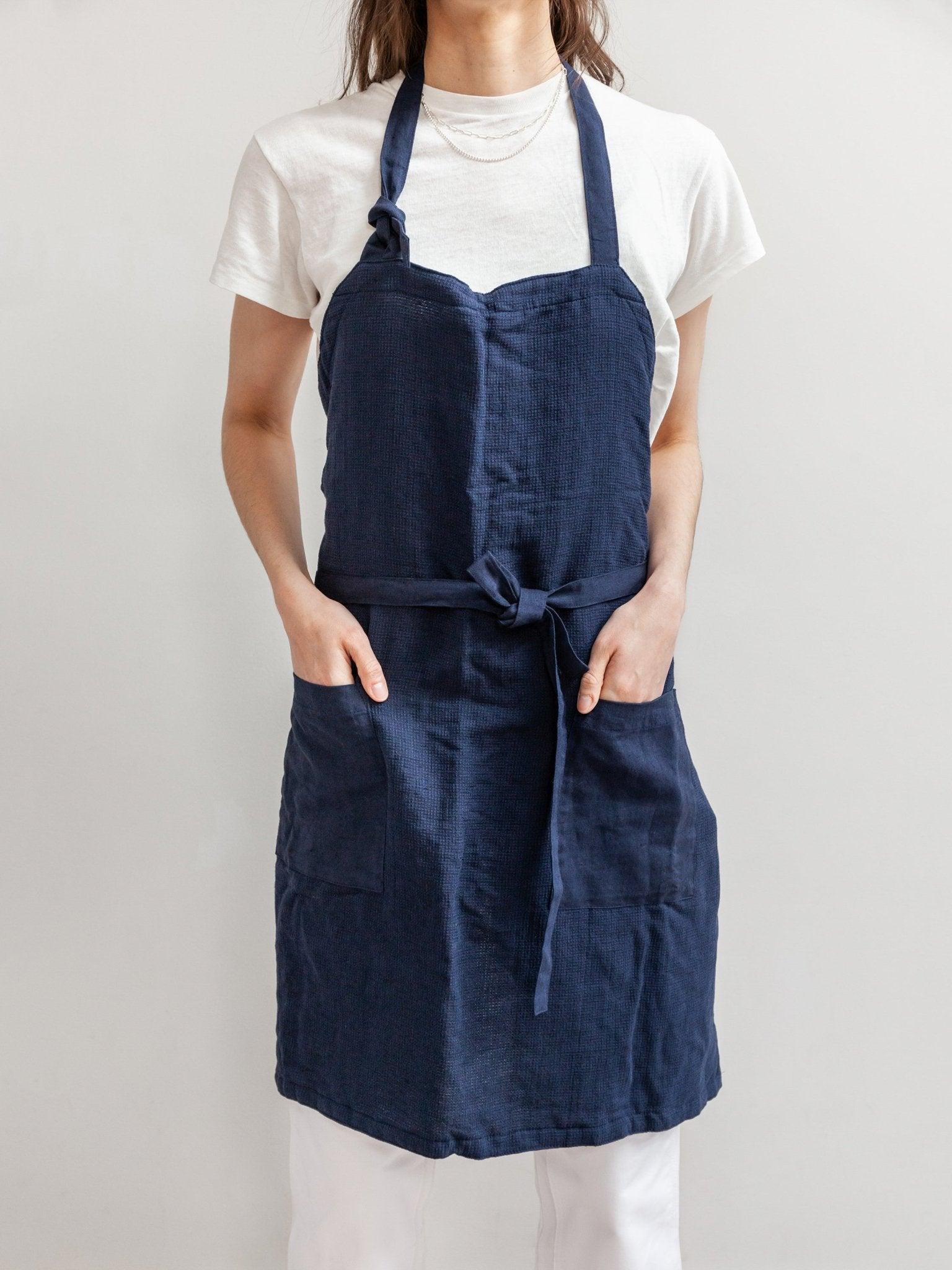 MOKU Linen Apron - Nagamochi Shop