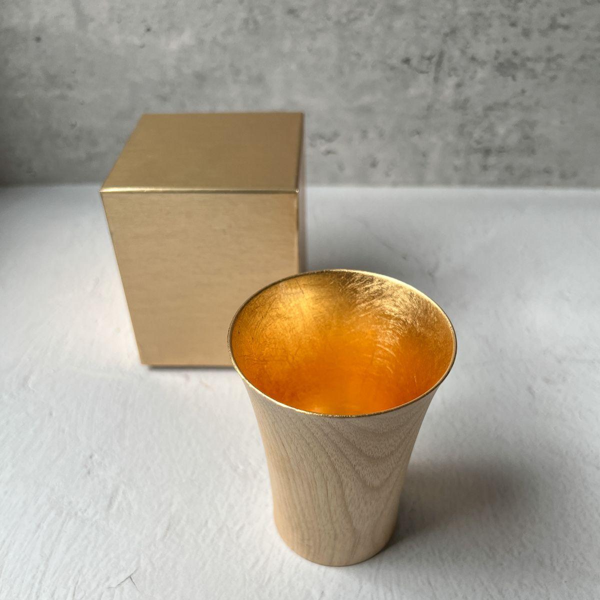 Sakura Wooden Sake Cup "Shuku-Hai" (Ishikawa Japan) - Nagamochi Shop