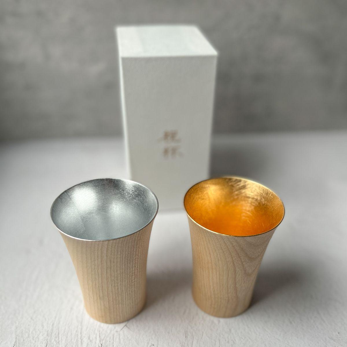 Sakura Wooden Sake Cup "Shuku-Hai" (Ishikawa Japan) - Nagamochi Shop