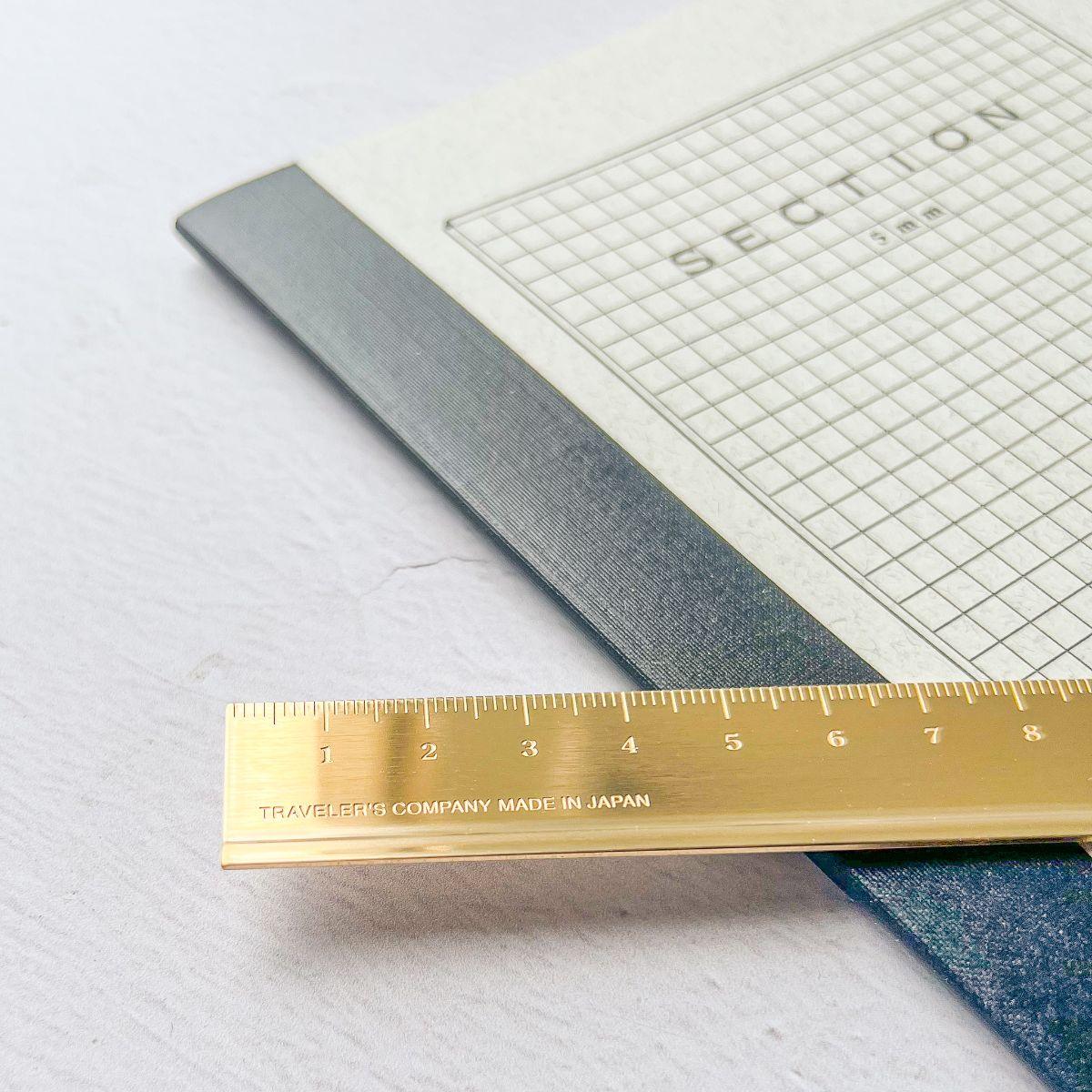 Solid Brass Ruler - Nagamochi Shop