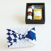 Traditional Furoshiki (Checker Navy) - Nagamochi Shop