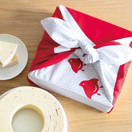 Traditional Furoshiki [ Plovers and Waves ] 70 x 70cm – Nagamochi Shop