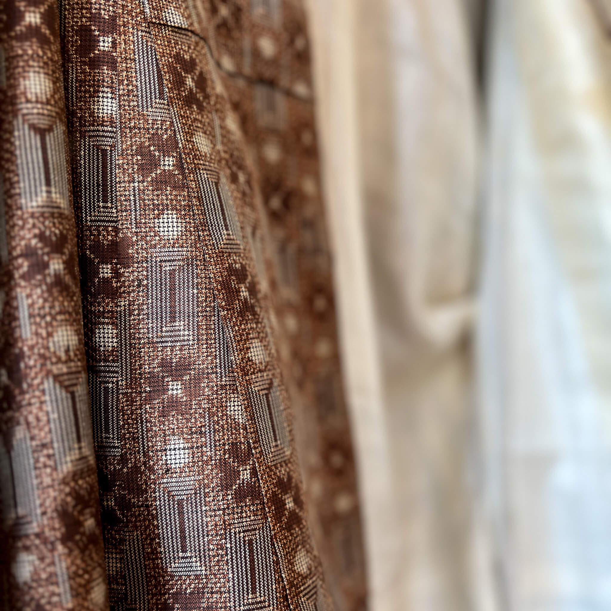 Vintage Silk Lined Tsumugi Kimono - Nagamochi Shop