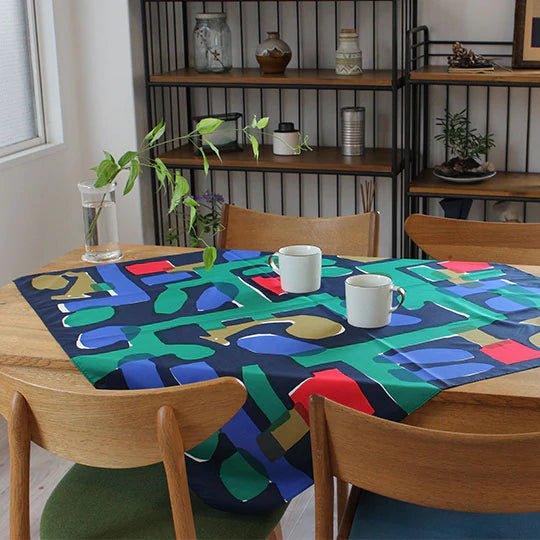 Water-repellent Art Furoshiki (Tree House)100 x 100cm - Nagamochi Shop