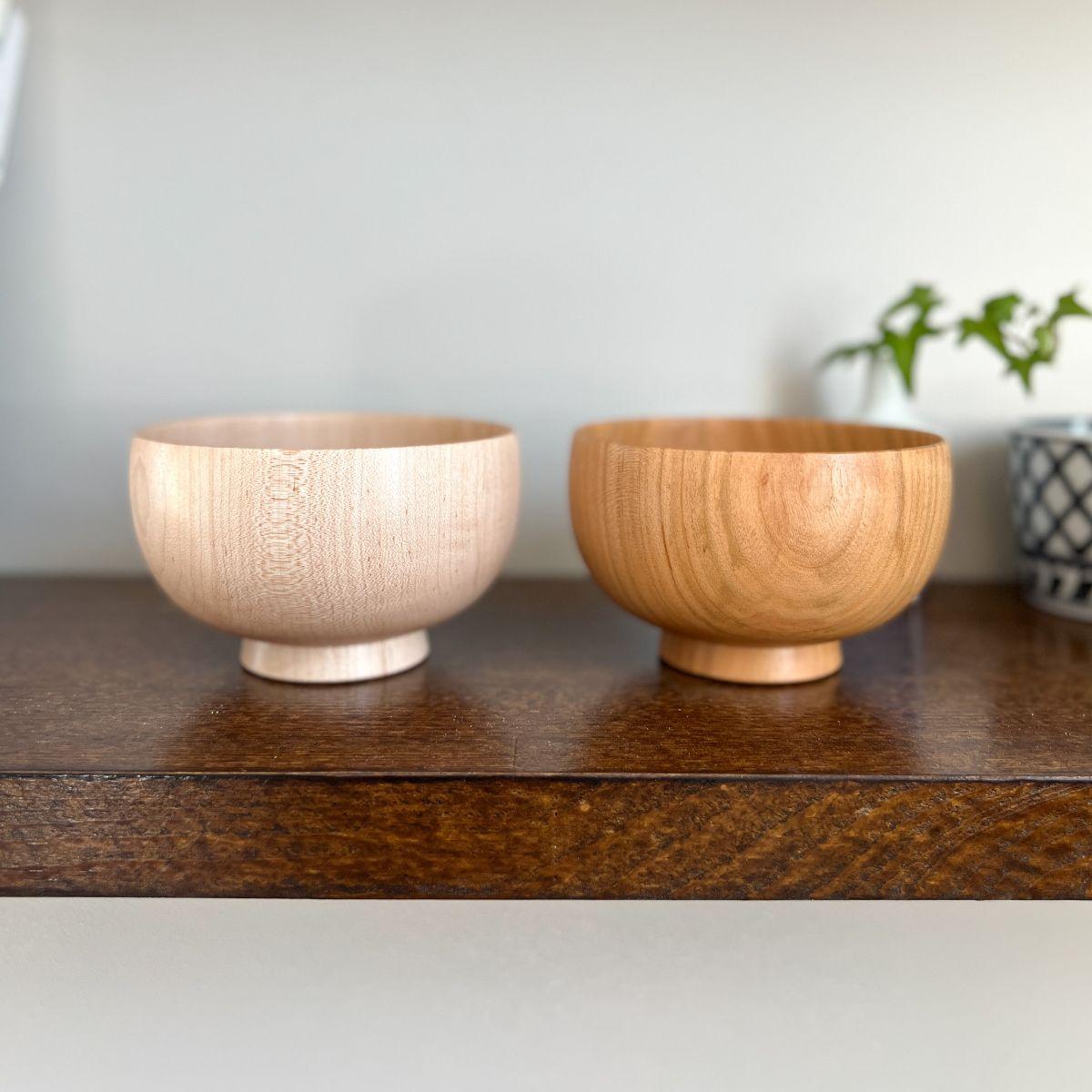 Wooden Soup Bowl "Shirasagi Soup Bowl" (Ishikawa Japan) - Nagamochi Shop
