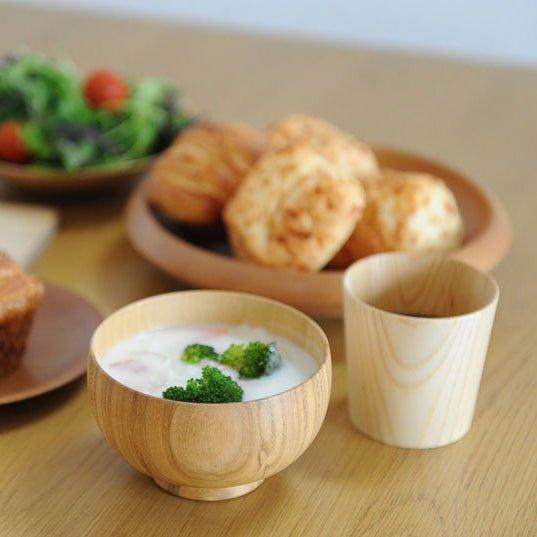 Wooden Soup Bowl "Shirasagi Soup Bowl" (Ishikawa Japan) - Nagamochi Shop
