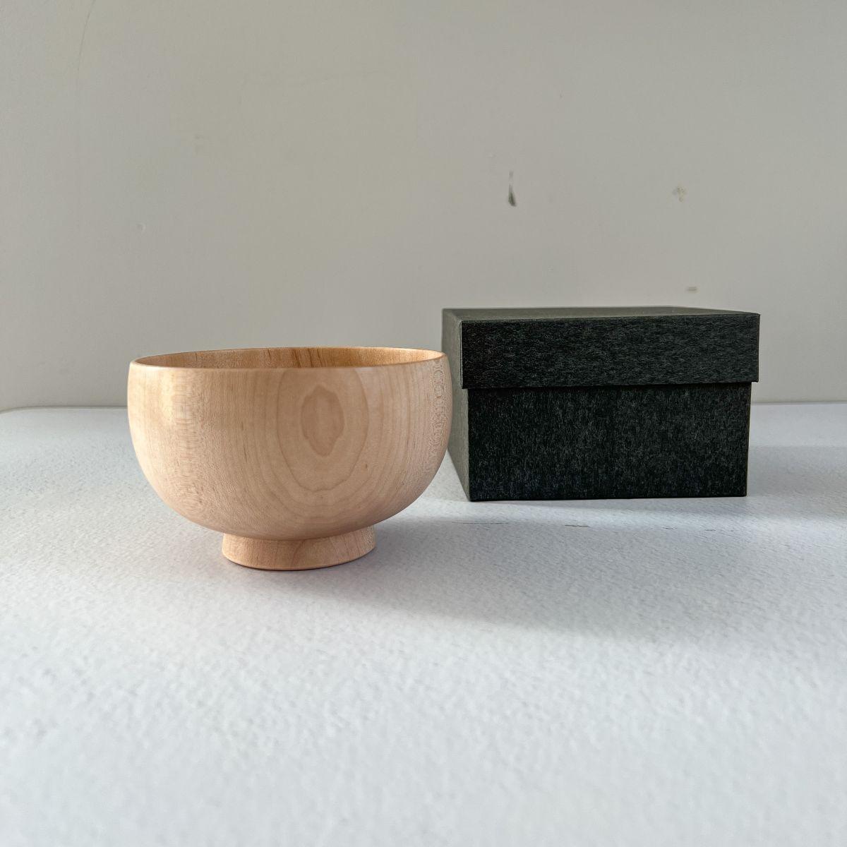 Wooden Soup Bowl "Shirasagi Soup Bowl" (Ishikawa Japan) - Nagamochi Shop