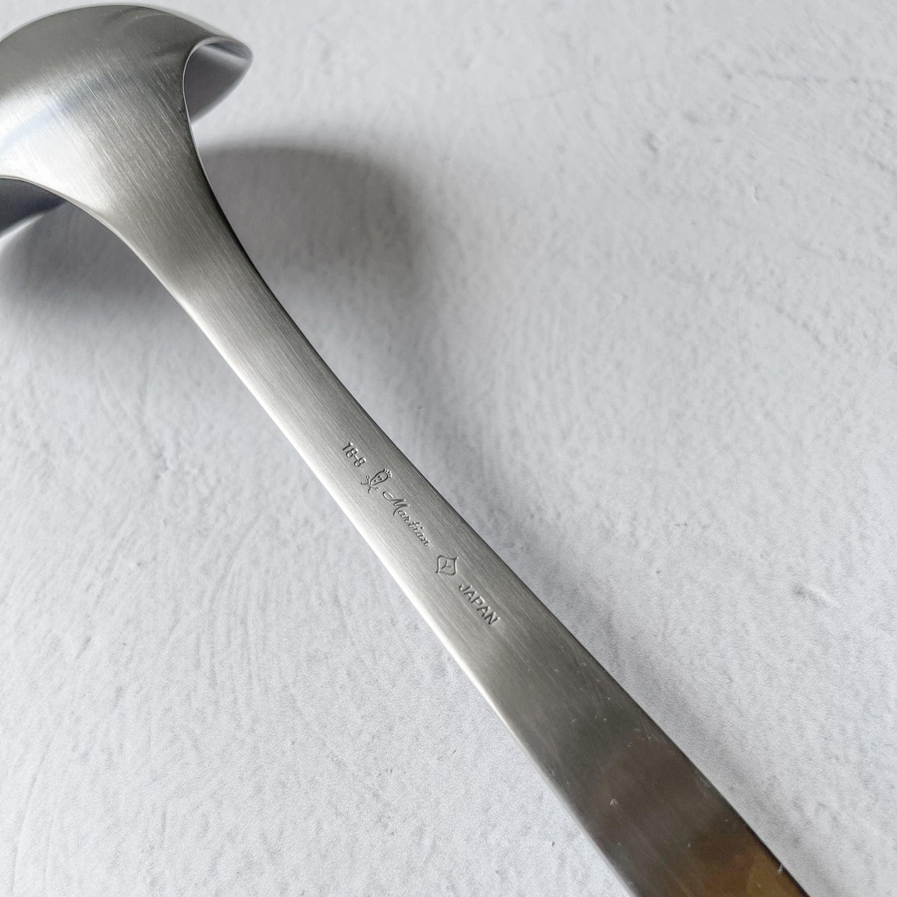 Yanagi Sori Stainless Kitchen Ladle - Nagamochi Shop