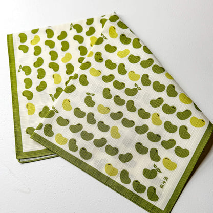 Mini Furoshiki 50cmx50cm | Green Beans