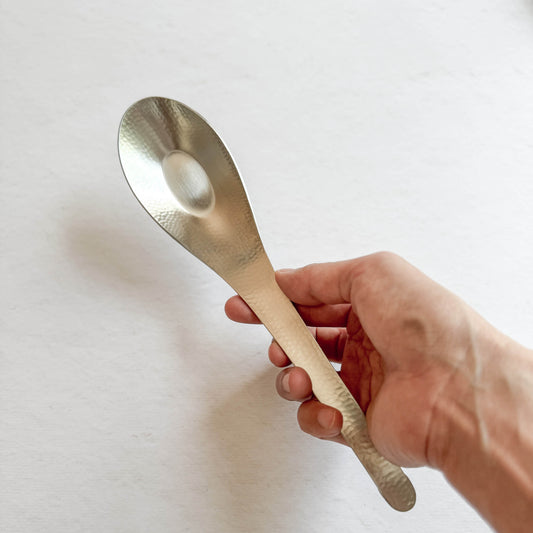 Stainless Steel Soup Spoon made in Tubame (Large Size)