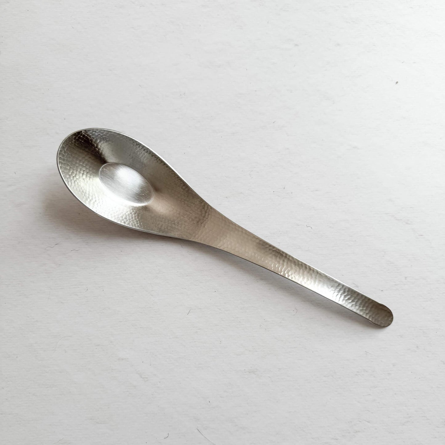 Stainless Steel Soup Spoon made in Tubame (Large Size) - Nagamochi Shop