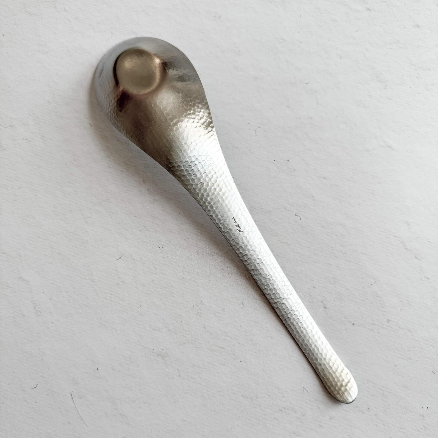 Stainless Steel Soup Spoon made in Tubame (Large Size) - Nagamochi Shop