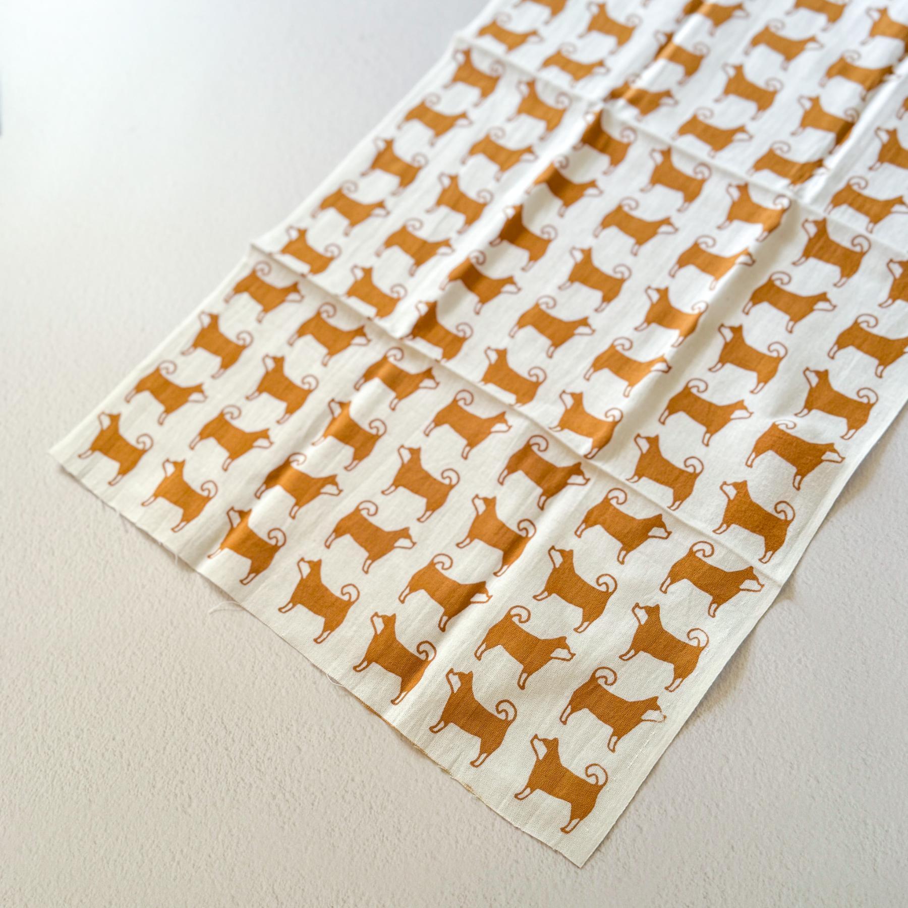 Modern Pattern Tenugui | Shiba Inu - Nagamochi Shop