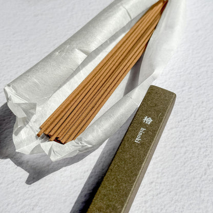 Japanese Incense Waboku - Hinoki - Kusunoki - Keyaki - Nagamochi Shop