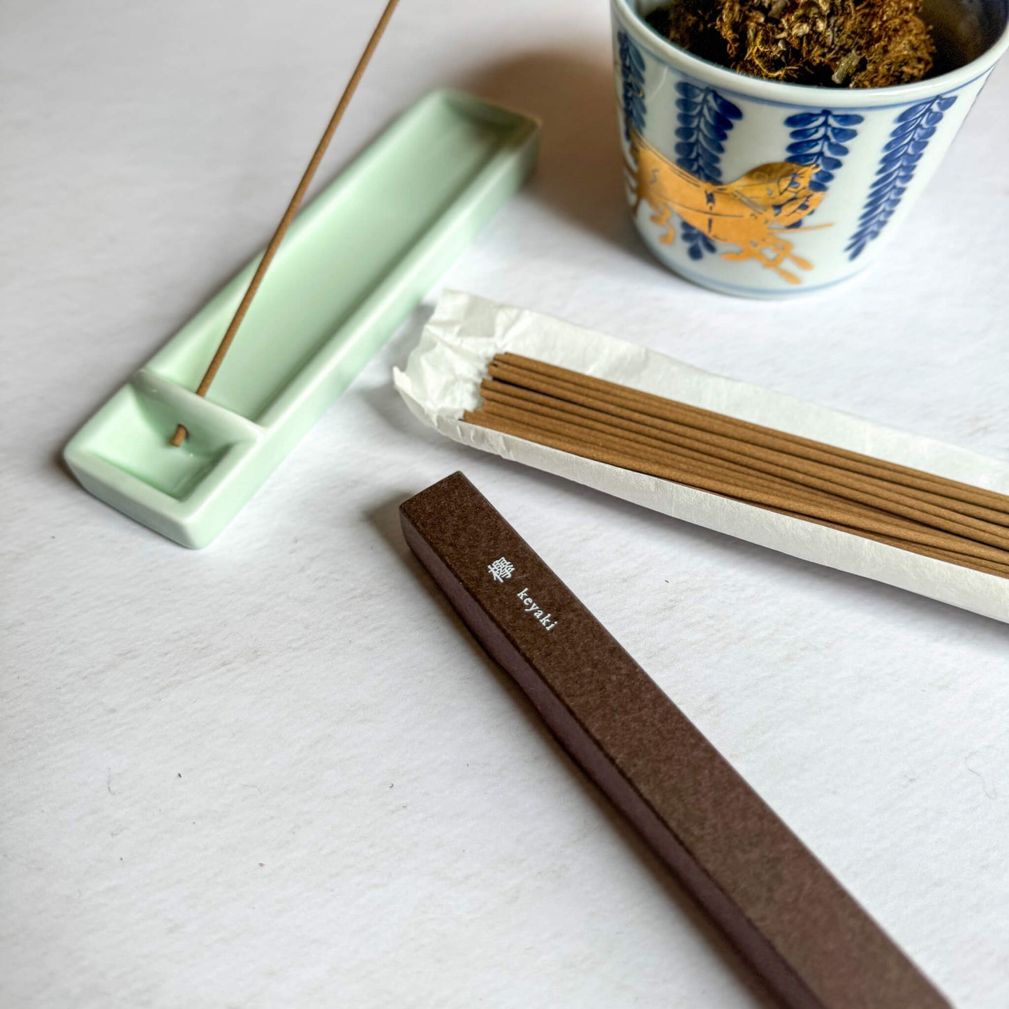 Japanese Incense Waboku - Hinoki - Kusunoki - Keyaki