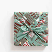 Load image into Gallery viewer, Handmade Art Furoshiki &quot;Tokyo Matcha&quot;
