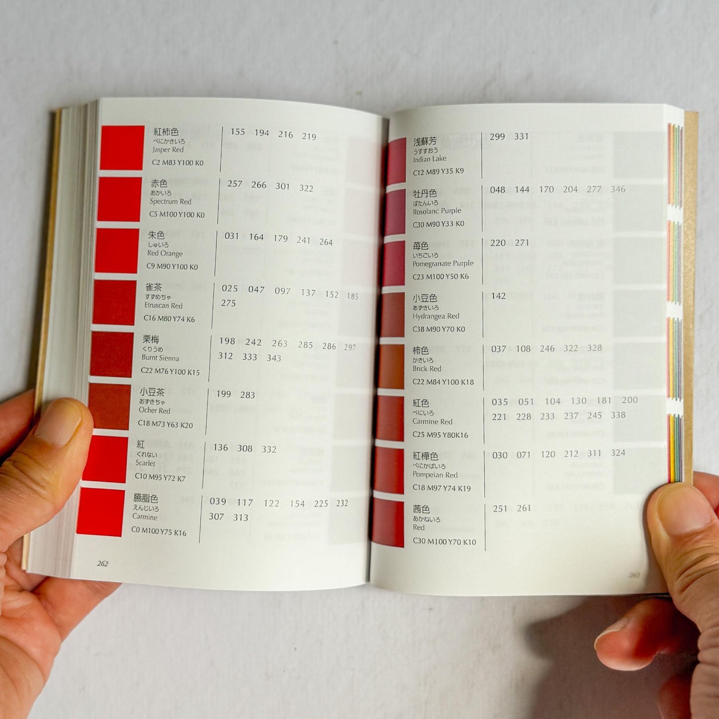 Dictionary of Color Combinations | Colors of the Taisho and Showa Periods - Nagamochi Shop