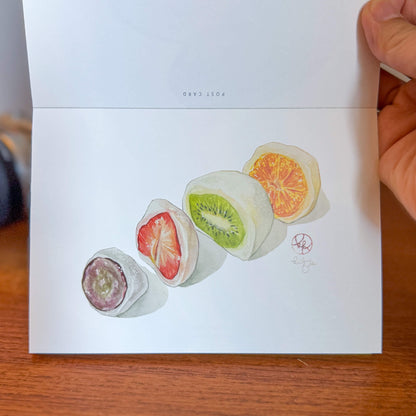 Food illustration Postcard Book &quot;The Wonderful and Delicious in Japan&quot;
