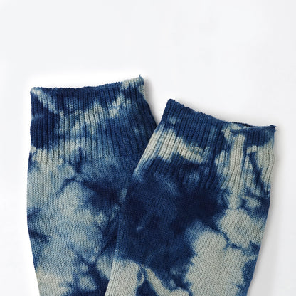 Japanese Indigo Shibori Washi Socks