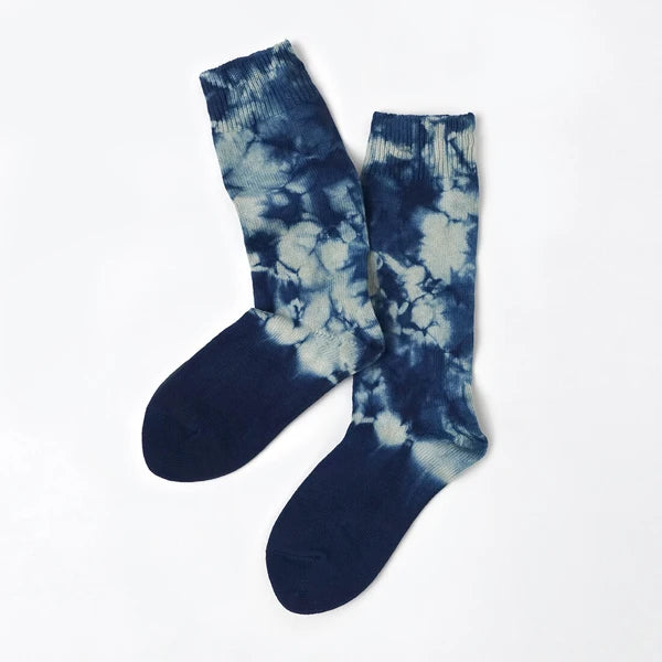 Japanese Indigo Shibori Washi Socks