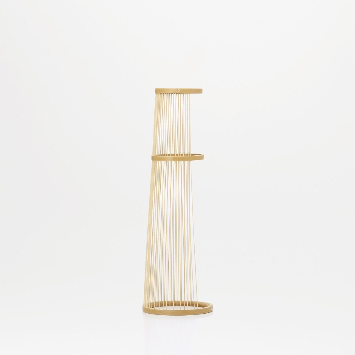 Japanese Brass Furin Wind Chime with Bamboo Stand