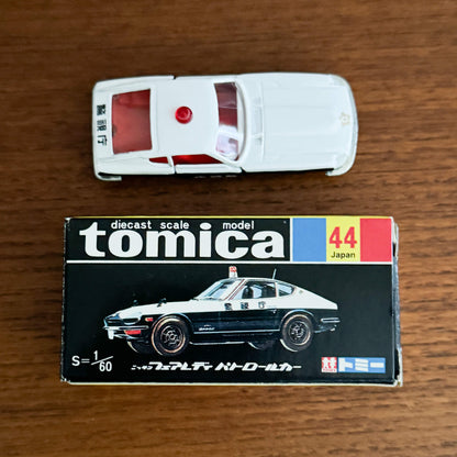 Vintage Tomica No. 44 Nissan Fairlady Z432 Police Car | 2000 Black Box Reissue