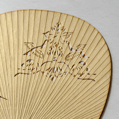Pre-Owned Nara Uchiwa Fan by Ikeda Gankodo