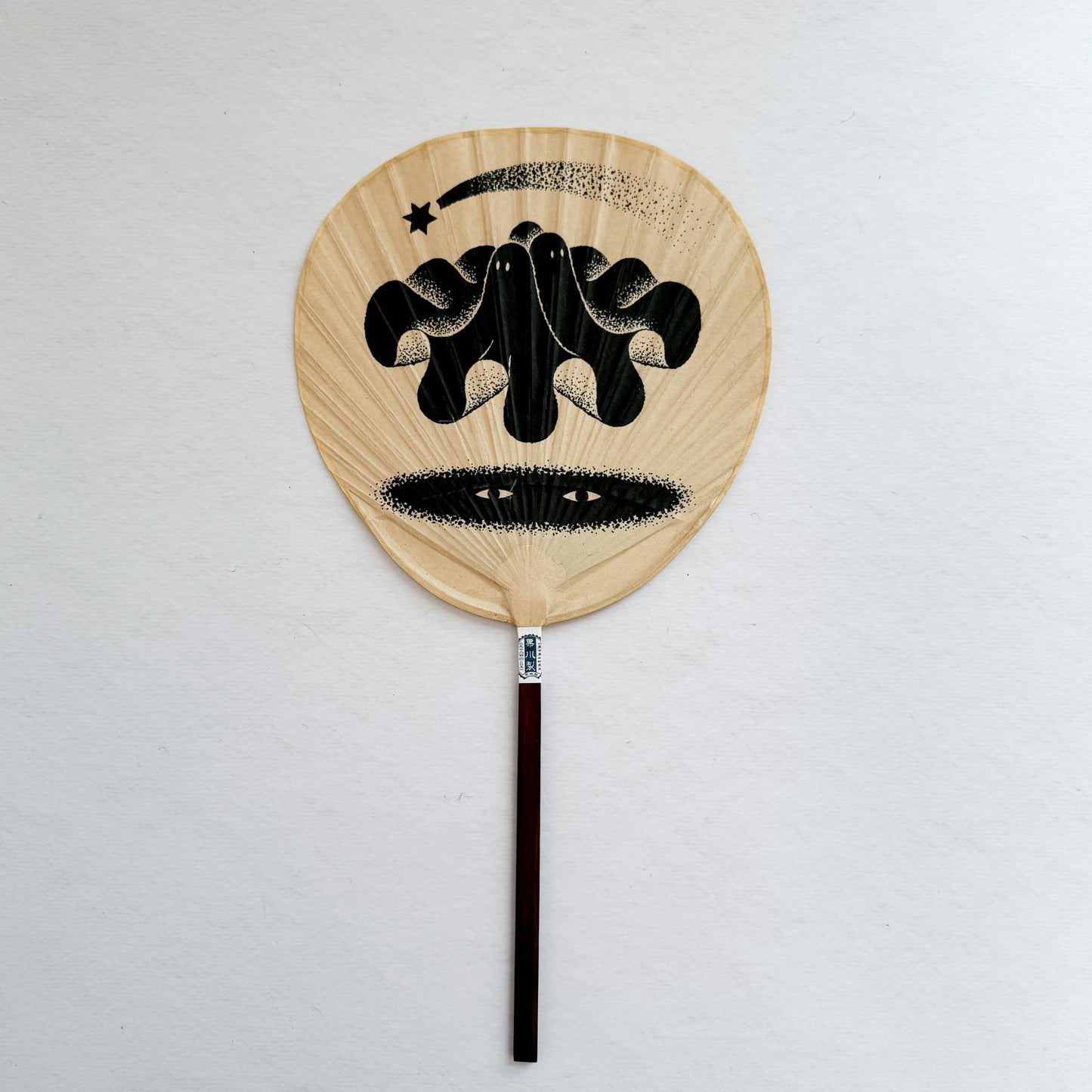 Japanese Shibu Uchiwa Fan "Ghost" | Kumamoto, Japan