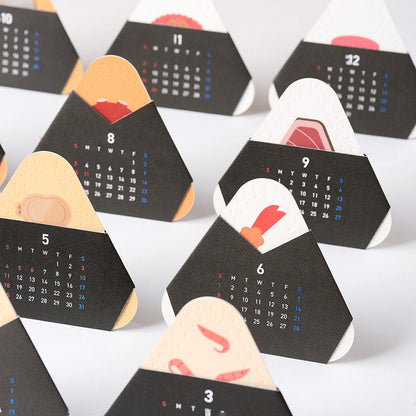 Tokyo Tsukiji Onigiri Calendar 2026
