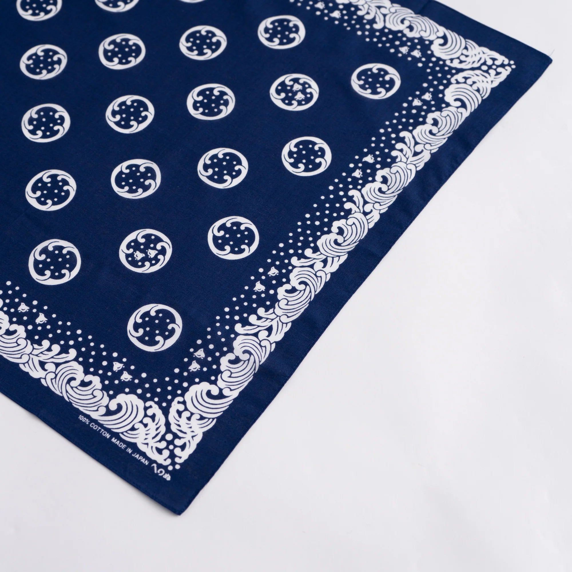 Bandana Furoshiki Sea Dark Indigo 52cm✕52cm