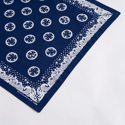 Bandana Furoshiki Sea Dark Indigo 52cm✕52cm