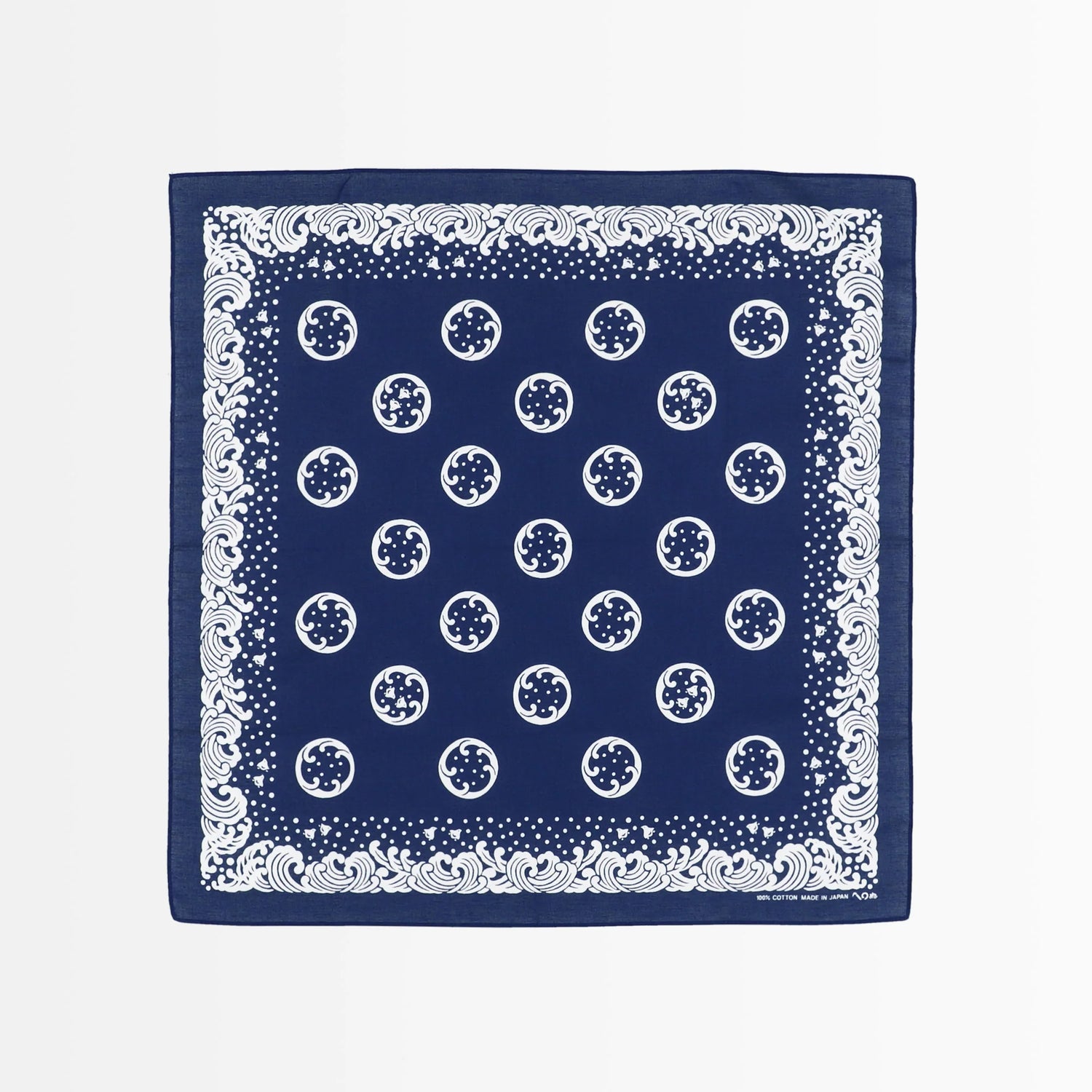 Bandana Furoshiki Sea Dark Indigo 52cm✕52cm